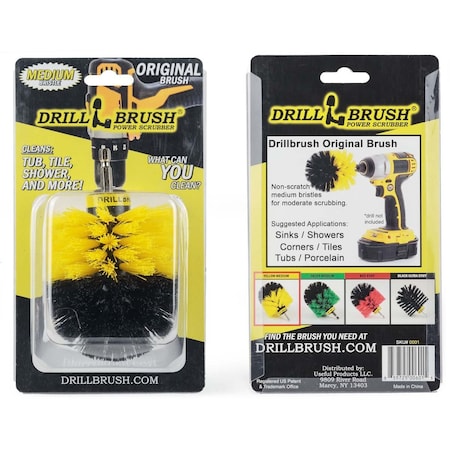 Drillbrush Drill Brush - The Original Drillbrush Power Scrubber - Bathroom Access 1